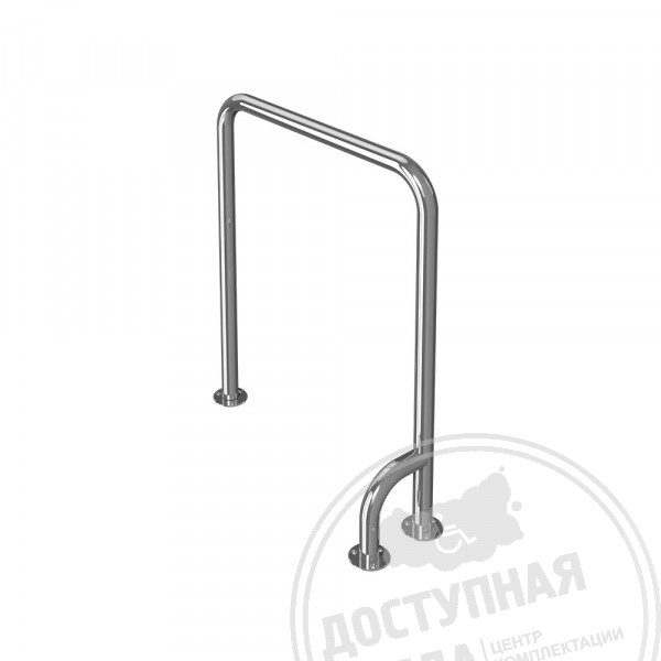 Поручень опорный, П-образный, прав, AISI 304, D38Аналоги: KRT3028
