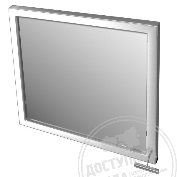 Поворотное зеркало,AISI 304, 680x680мм
