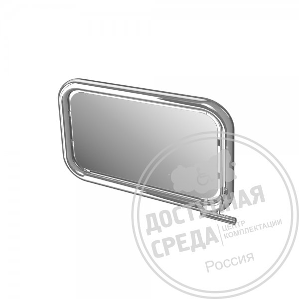 Зеркало поворотное, AISI 304, 400x600 мм