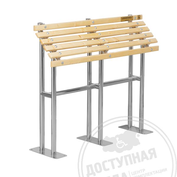 Скамья наклонная, для улицы и помещений, AISI 304, М2