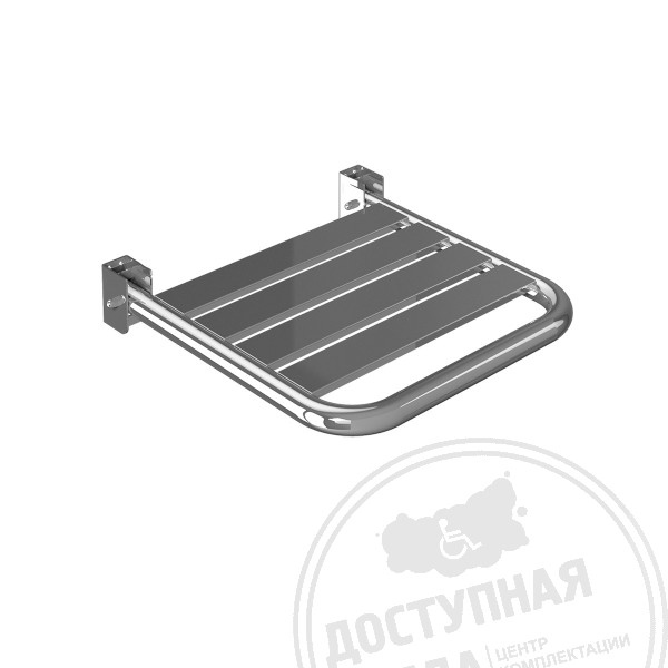 Сиденье откидное, без упоров, AISI 304, D38
