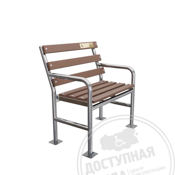 Скамья для МГН универсальная «MINI», AISI 304, ПВХ арт. 80058-01, купить по цене 19 110 ₽, с доставкой по РФ