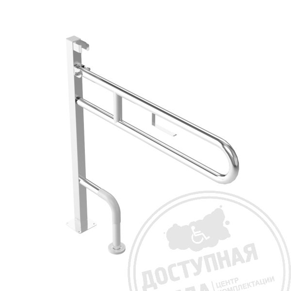 Поручень опорный, откид, тип 2, AISI304+PA, D32