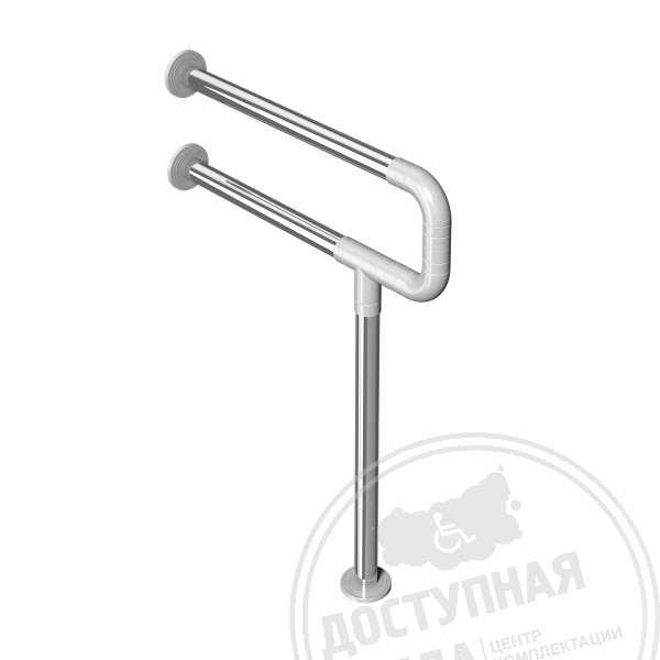 Поручень опорный для санузла, AISI304+PA, D32
