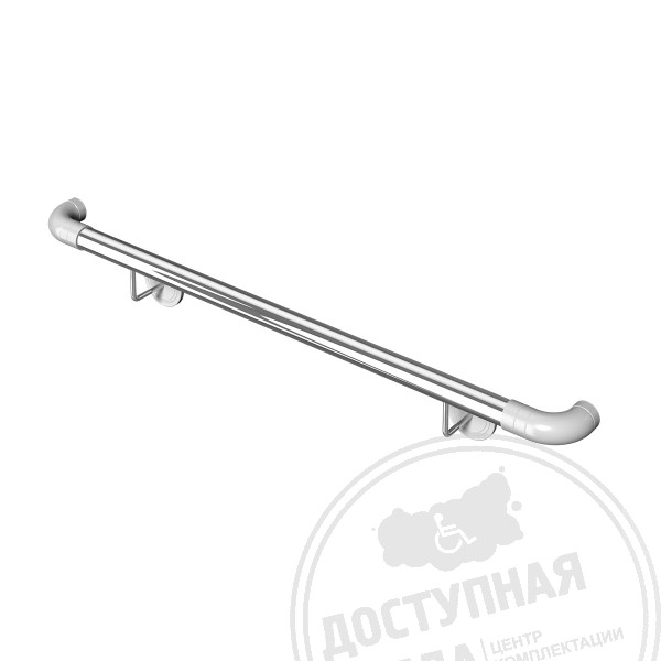 Поручень опорный, прямой, с кронштейн, AISI304+PA, D32
