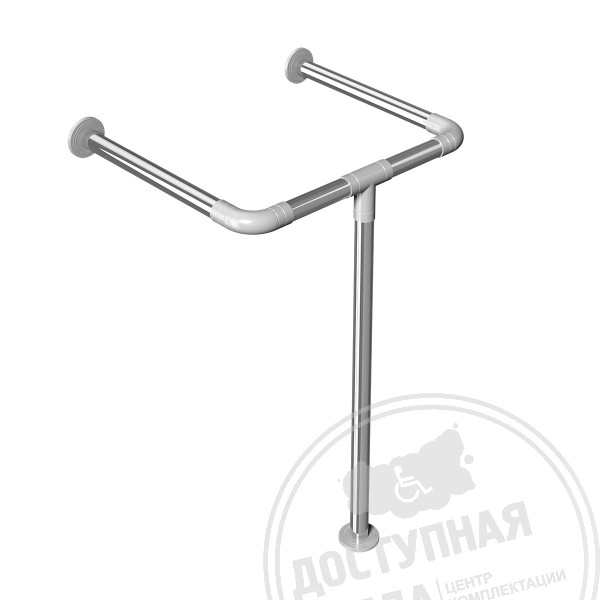 Поручень опорный для раковины, AISI304+PA, D32