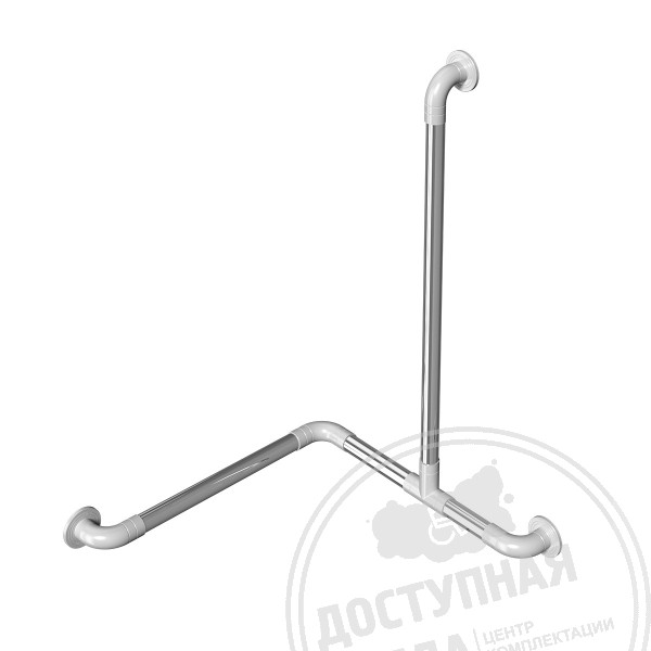 Поручень опорный для ванны, прав, AISI304+PA, D32