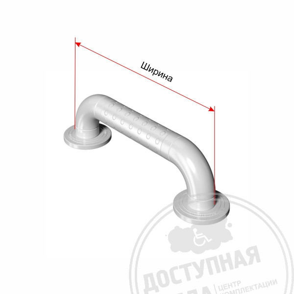 Поручень пристенный, «Антибак», тип 3, D35, инд