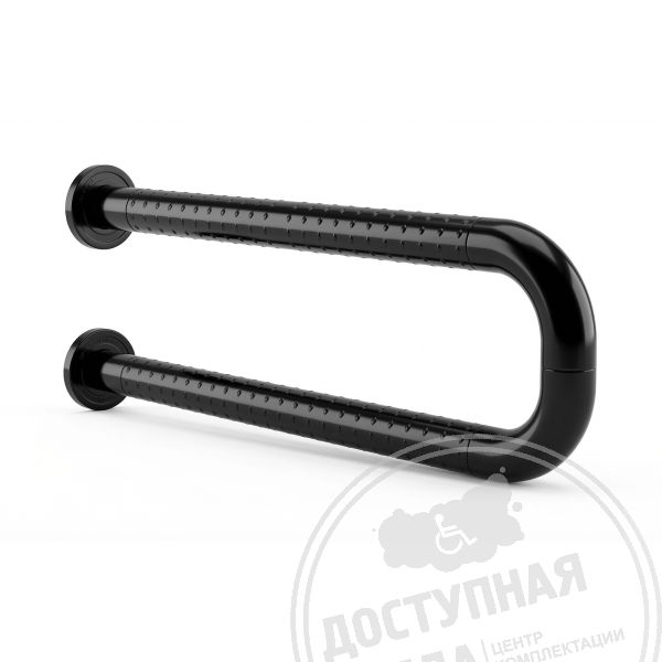 Поручень пристенный, опорный, не откидной, "Антибак", черный купить за 3 018 ₽, с доставкой по РФ. Федеральный дистрибьютор