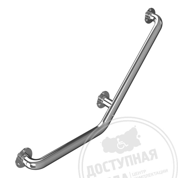Поручень опорный, разборный, прав, тип 3, AISI 304, D38