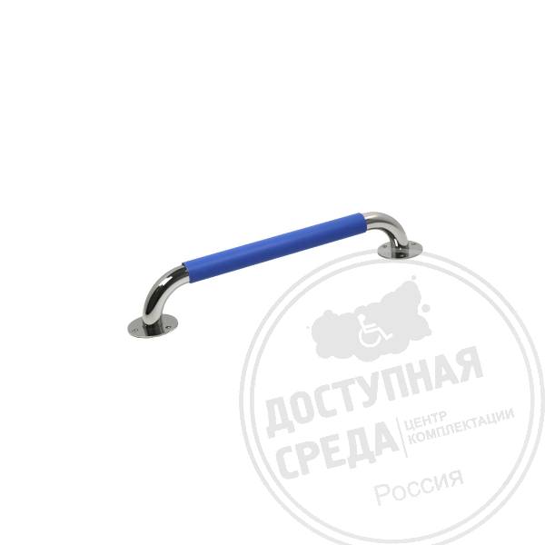 Поручень опорный, пристенный, тип 5, AISI 304/PVC, D32