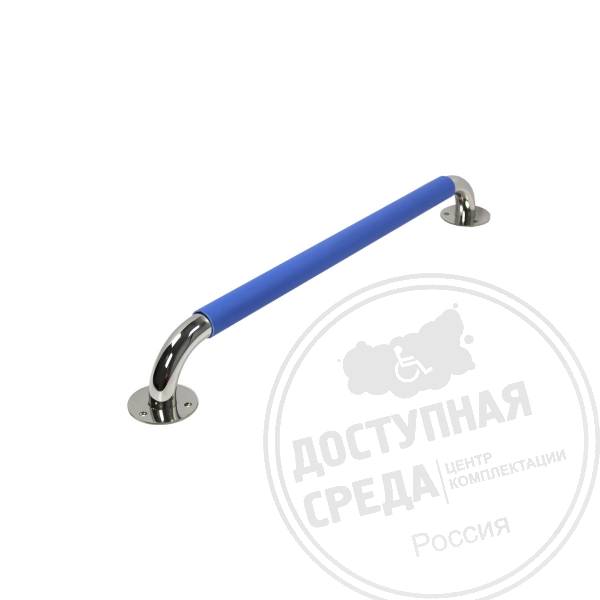 Поручень опорный, пристенный, тип 2, AISI 304/PVC, D32