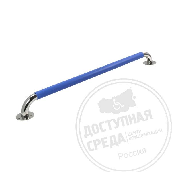 Поручень опорный, пристенный, тип 3, AISI 304/PVC, D32