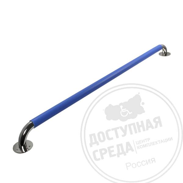 Поручень опорный, пристенный, тип 4, AISI 304/PVC, D32