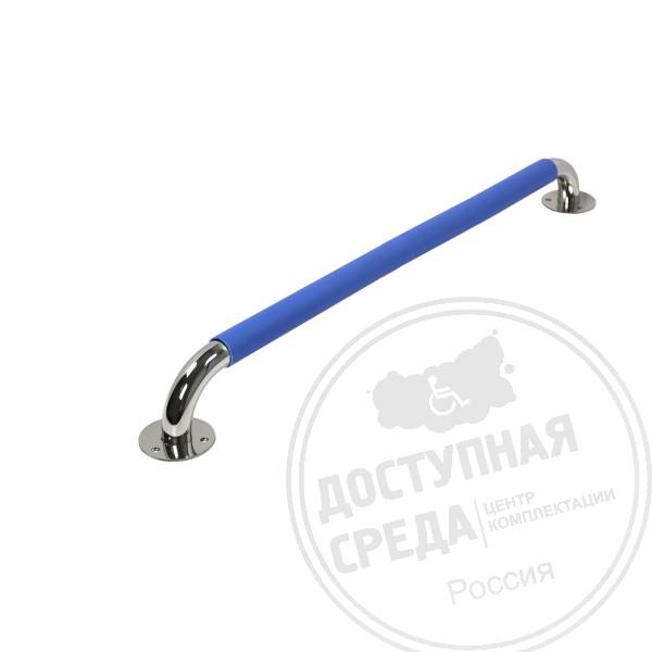 Поручень опорный, пристенный, тип 8, AISI 304/PVC, D32