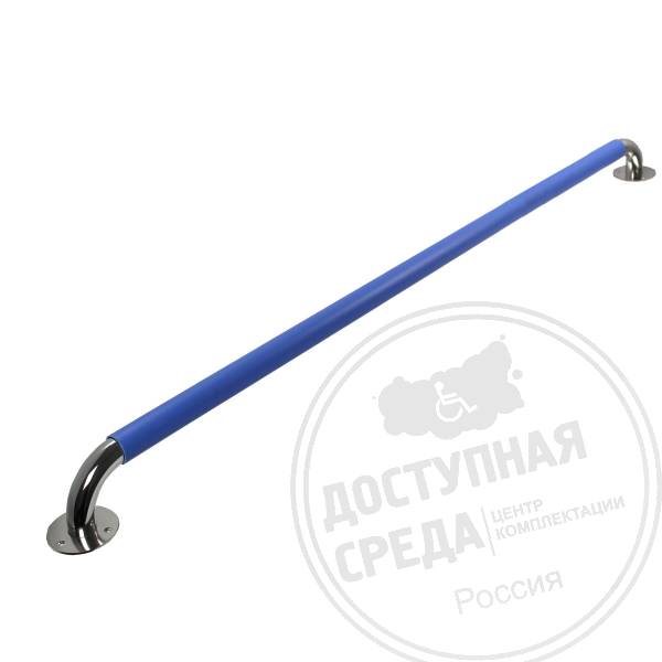 Поручень опорный, пристенный, тип 10, AISI 304/PVC, D32