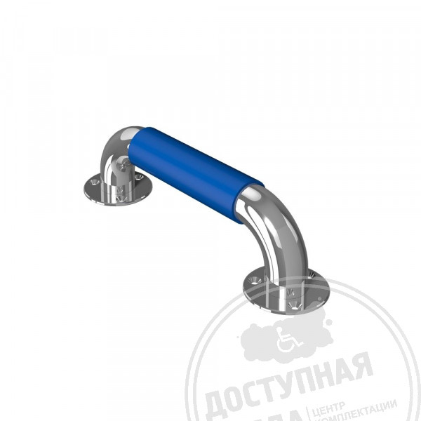 Поручень опорный с ПВХ накладкой, AISI 304, GR