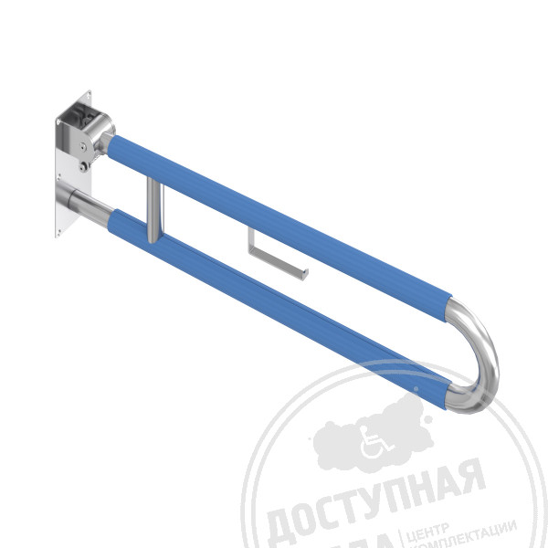 Поручень опорный, откидной, тип 1, AISI 304/PVC, D32