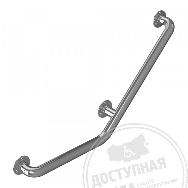 Поручень опорный, угловой, прав, AISI 304, D32