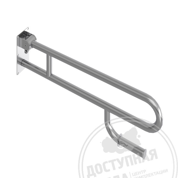 Поручень опорный, откидной, с бмг, AISI 304, D32Аналоги: ПО-06.02.840.100.250