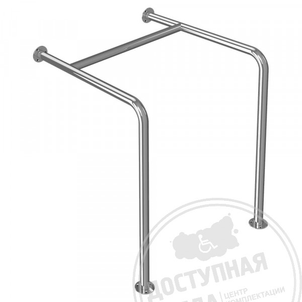 Поручень опорный к стене и к полу, AISI 304, D32