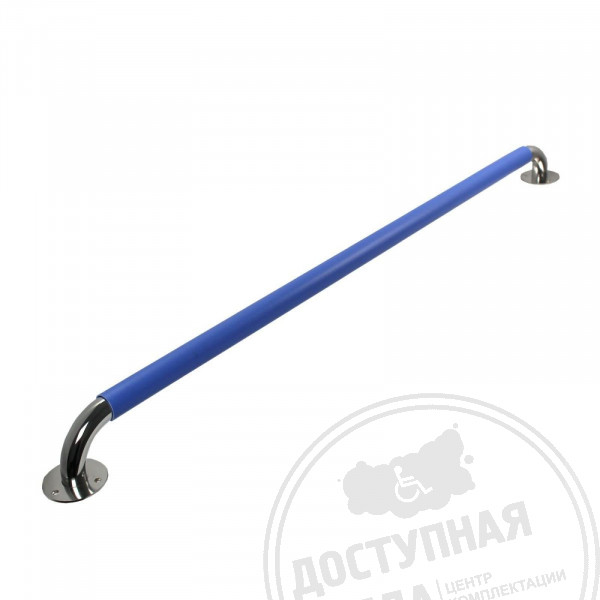 Поручень опорный, пристенный, тип 4, AISI 304/PVC, D38
