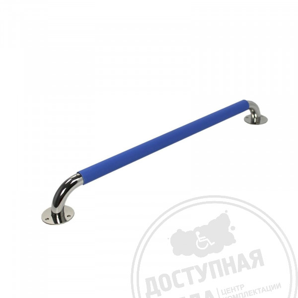 Поручень опорный, пристенный, тип 6, AISI 304/PVC, D38