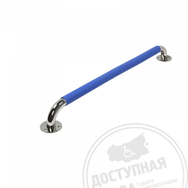 Поручень опорный, пристенный, тип 8, AISI 304/PVC, D38