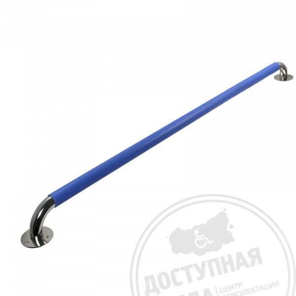 Поручень опорный, пристенный, тип 10, AISI 304/PVC, D38