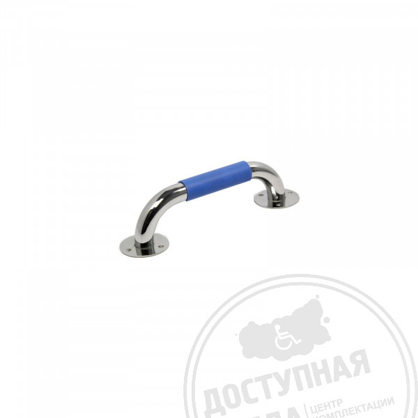 Поручень опорный, пристенный, тип 1, AISI 304/PVC, D38