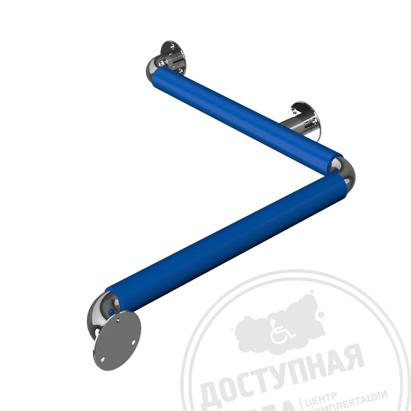 Поручень опорный, внутренний, AISI 304/PVC, D38