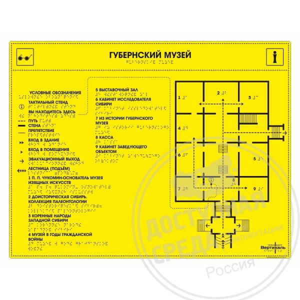 Мнемосхема (ПВХ), 470x610мм