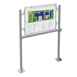 Вертикальная стойка для мнемосхемы (для улицы/помещений), 630х800мм