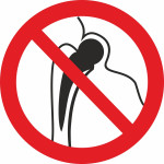 P 16 Запрещается присутствие (работа) людей, имеющих искусственные имплантаты