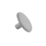 Конус тактильный, гладкий, со штифтом, D35x35, H-4мм, I-15мм, PU, серый (преодолимое препятствие, непреодолимое препятствие)