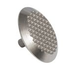 Конус тактильный, рифленый, M2, со штифтом, эконом., D35x35, H-5мм, I-12мм, AISI304 (преодолимое препятствие, непреодолимое препятствие)