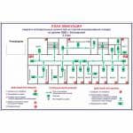 План эвакуации на светонакопительной основе (не тактильный), индивидуальный