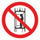 P 13 Запрещается подъем (спуск) людей