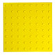 Плитка тактильная (конусы линейн) 500x500x4, ПУ, жел, самк: цена 0 ₽, оптом, арт. 50245-2-PU-500x500x4-Y-SK