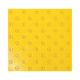 Полиуретановая тактильная плитка желтого цвета 500х500х5 с шахматными конусами купить по оптовой цене с доставкой по РФ