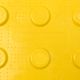 Полиуретановая тактильная плитка желтого цвета 500х500х5 с шахматными конусами купить по оптовой цене с доставкой по РФ