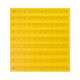 ПВХ тактильная плитка желтого цвета 500х540х5 с полосами купить по оптовой цене с доставкой по РФ