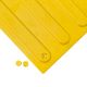 ПВХ тактильная плитка желтого цвета 500х540х5 с полосами купить по оптовой цене с доставкой по РФ
