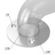 Поручень опорный настенно-напольн, AISI 304/PVC, D32, инд