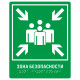 Пиктограмма тактильная Г-22 Пункт, место сбора